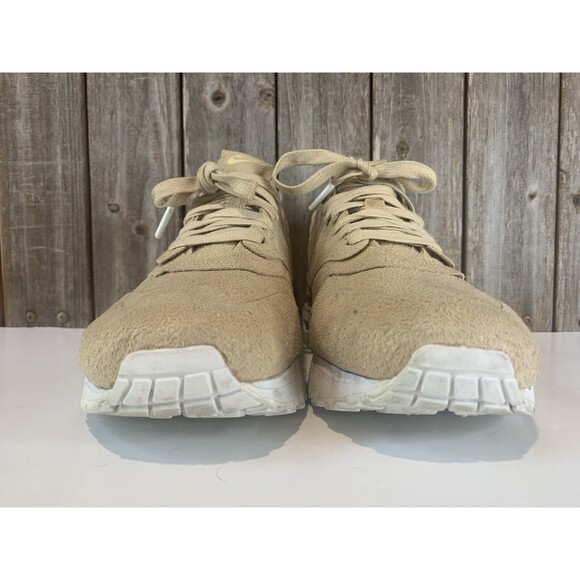 Nike Lab Air Max 1 Royal Linen Sneakers Brown Suede Nike 847671-221 Mens Sz 7 - Picture 3 of 9